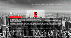 Desktop Screenshot of leadcapitalmarkets.com